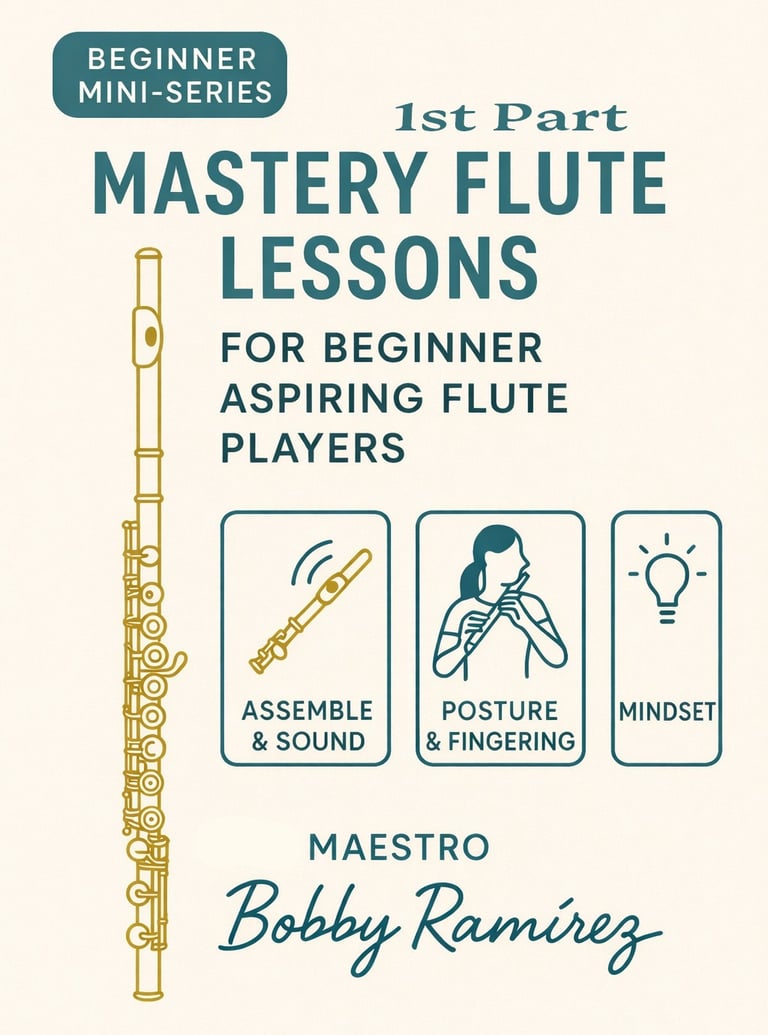 Self Learning Video Mini-Series  for Beginner Flute Students