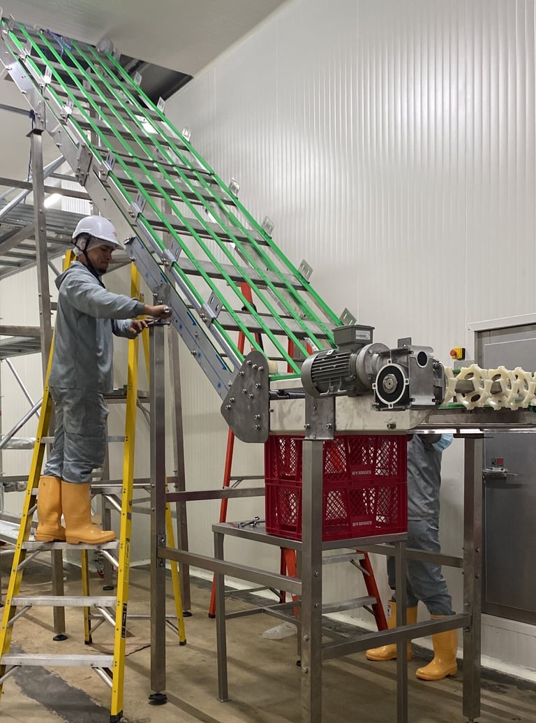 Armado de banda transportadora