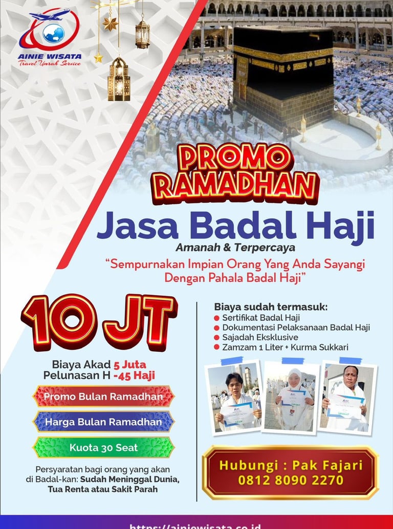 biaya badal haji 2026 promo ramadhan