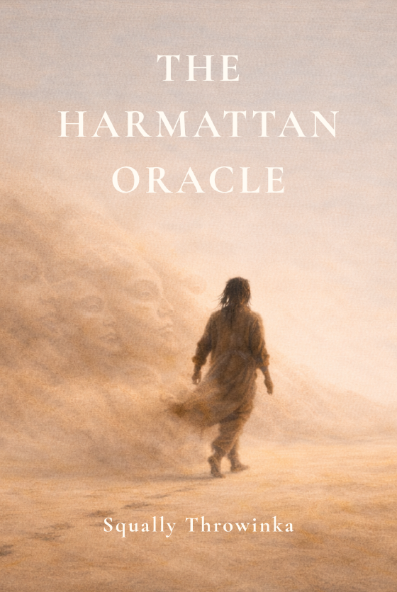 The Harmattan Oracle by Squally Throwinka - poetry book front cover