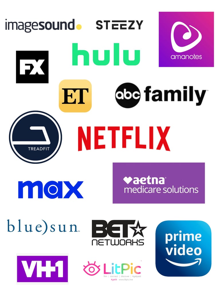 Nova Mariee placements with several brands / networks. Music licensing film Tv and ads