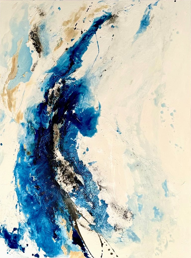 Caroline Blanc peinture abstraite