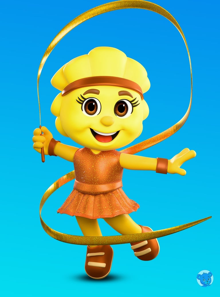 mascote 3D e personagem 3D