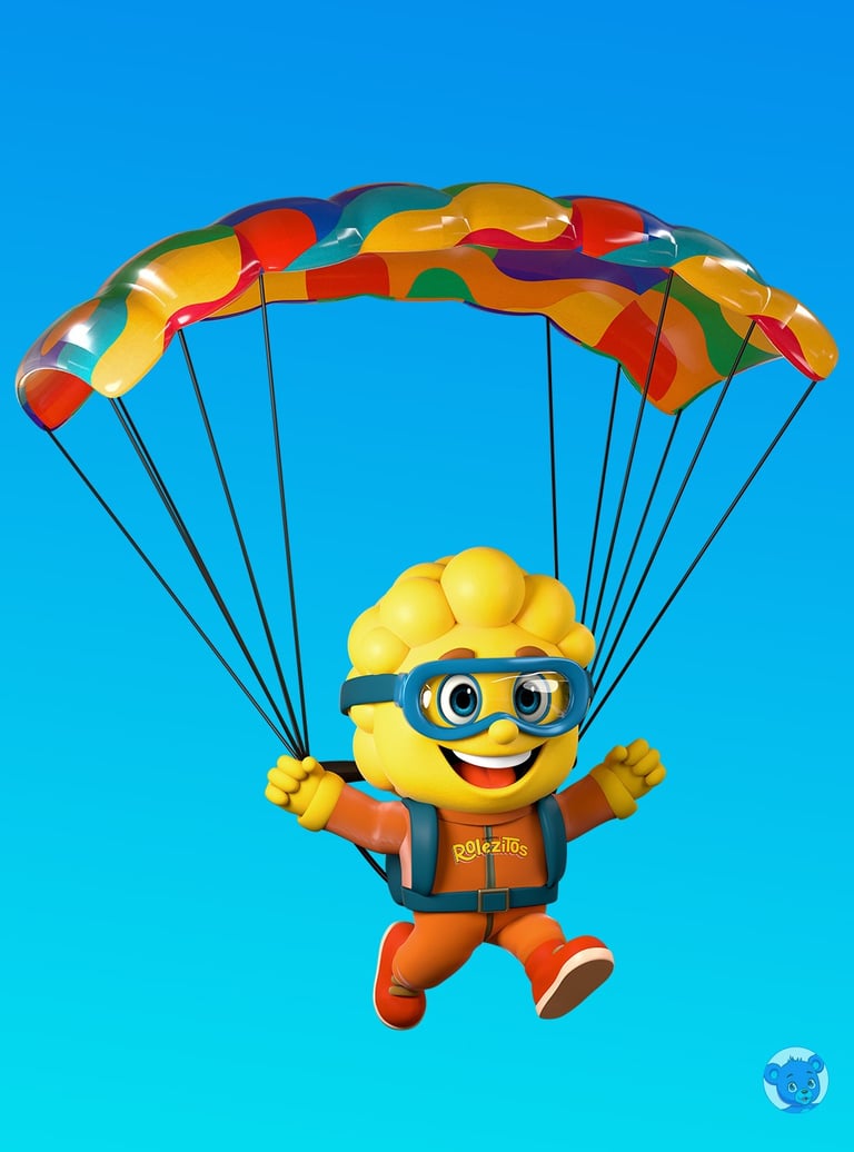 mascote 3D e personagem 3D