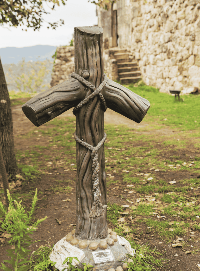 The vine cross of the Georgian Orthodox Church.