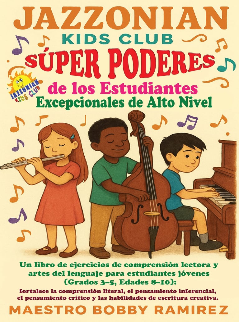 Jazzonian Kids Club presenta un nuevo libro: Super Powers of Top-Level Exceptional Students