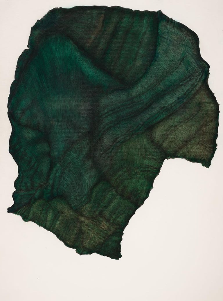 dessin abstrait encres couleurs