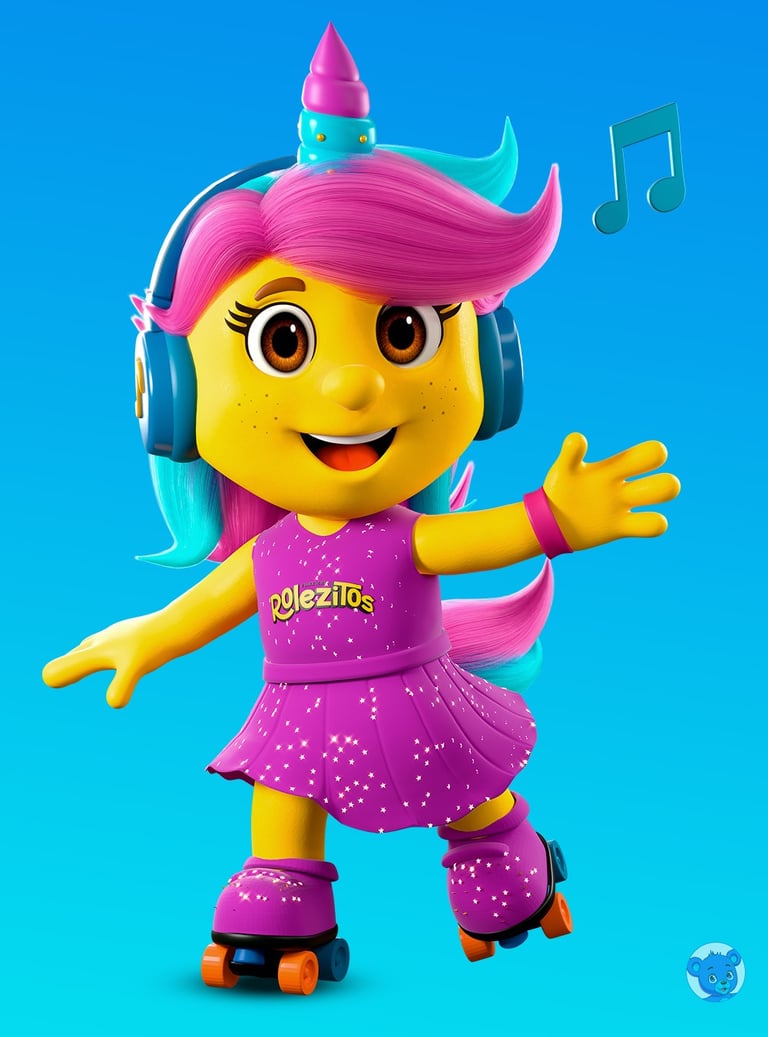 mascote 3D e personagem 3D