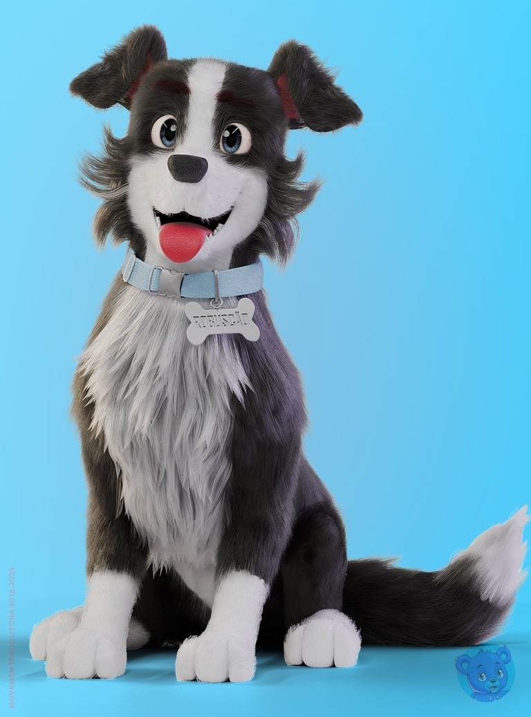mascote 3D, personagem 3D