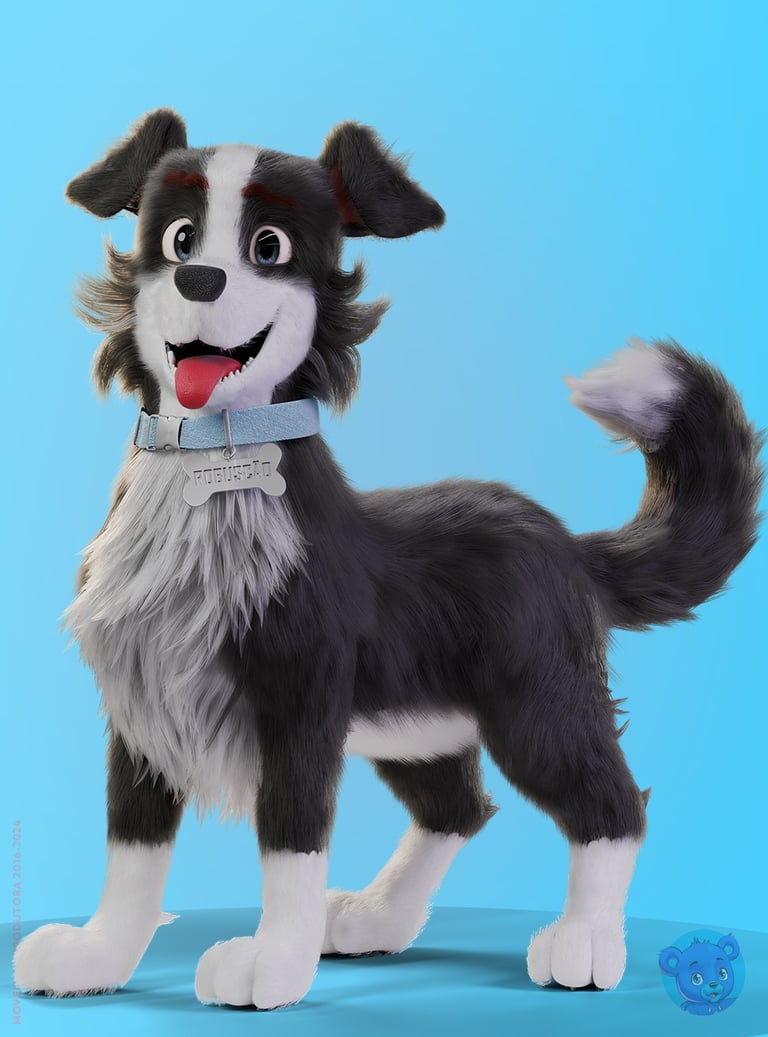 mascote 3D, personagem 3D