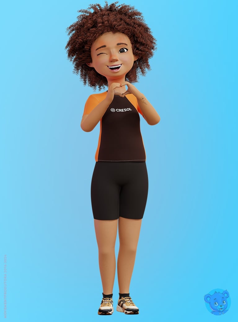 mascote 3d, personagem 3d