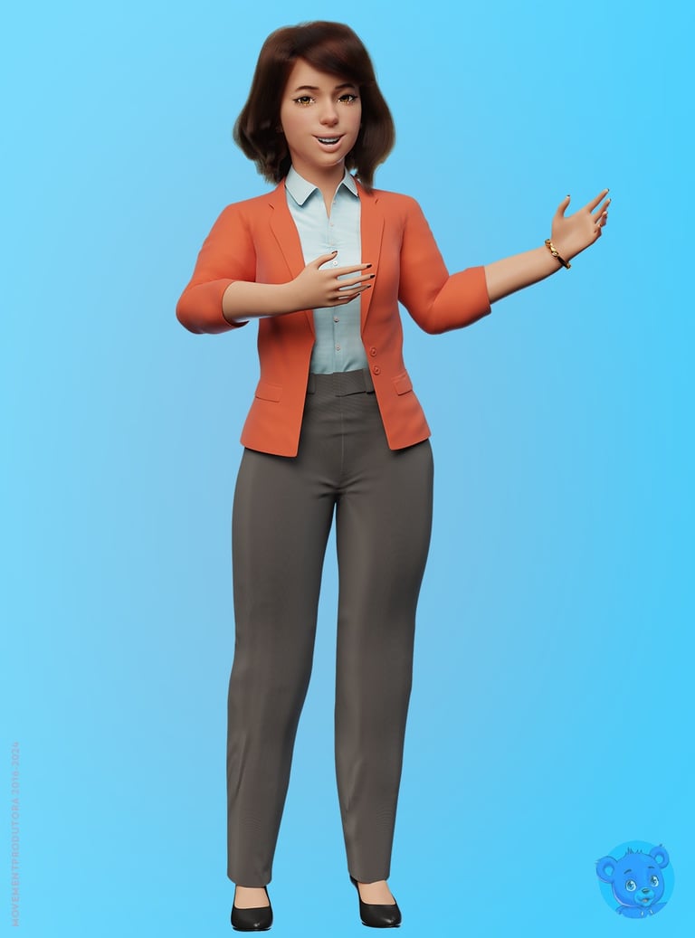 Mascote 3D, personagem 3D