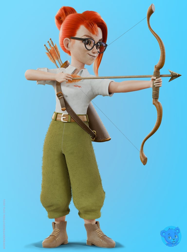 mascote 3D personagem 3D