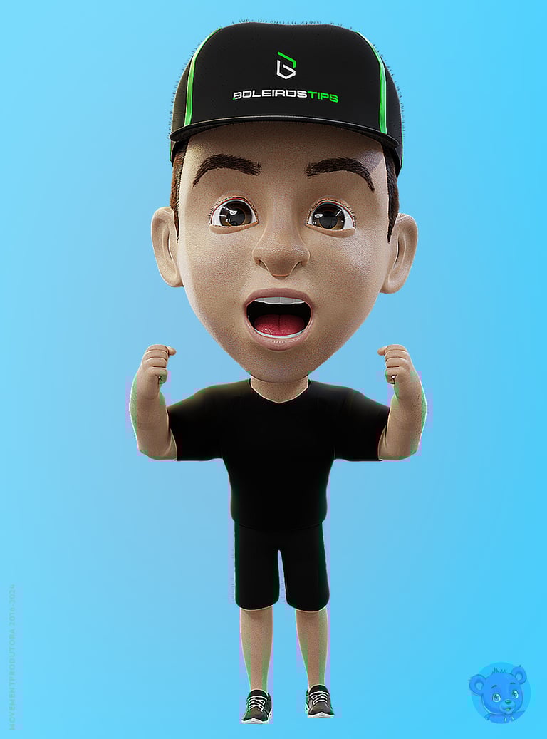 mascote 3D e personagem 3D