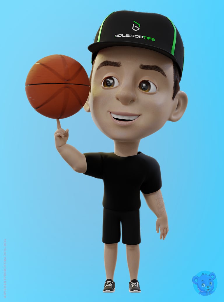 mascote 3D e personagem 3D