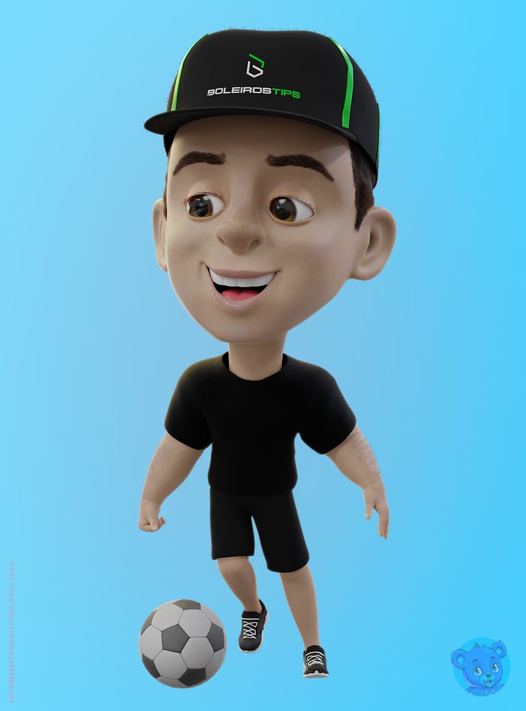 mascote 3D e personagem 3D