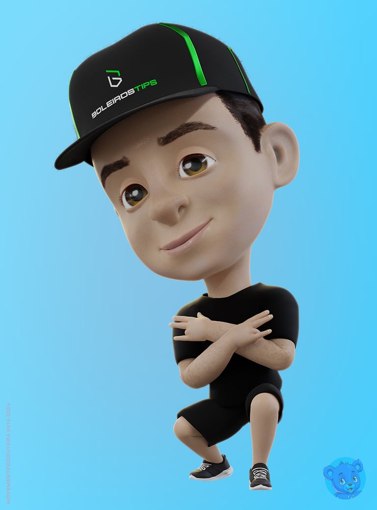 mascote 3D e personagem 3D