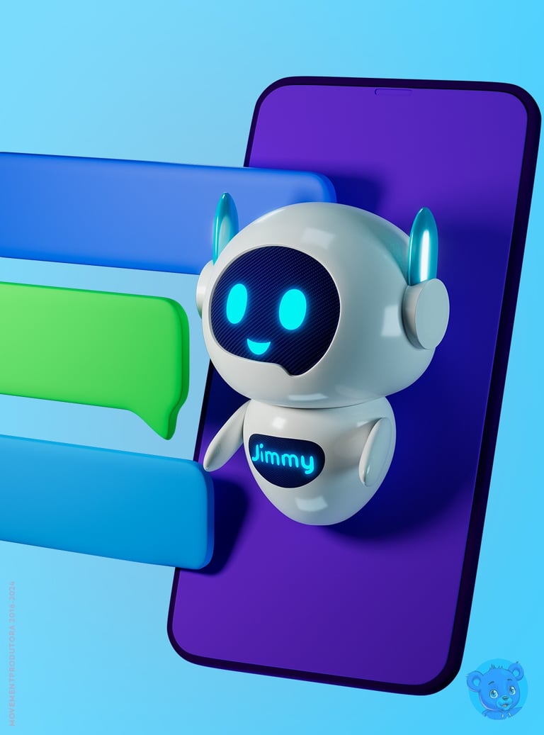 mascote 3D e personagem 3D