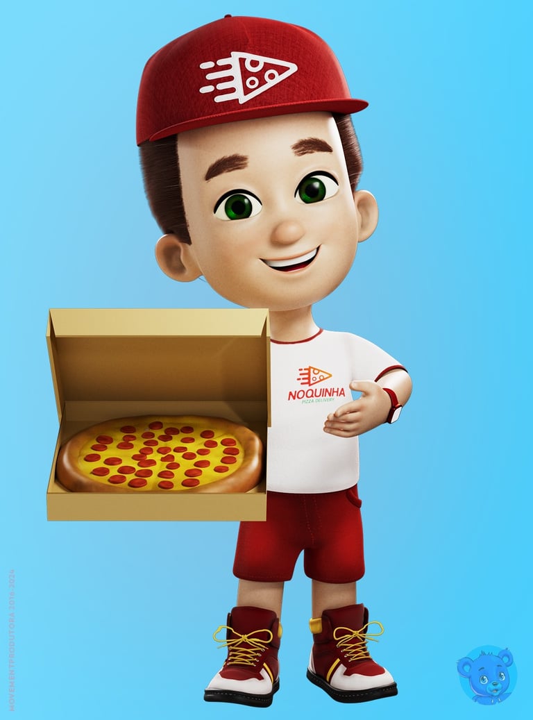 mascote 3d personagem 3d