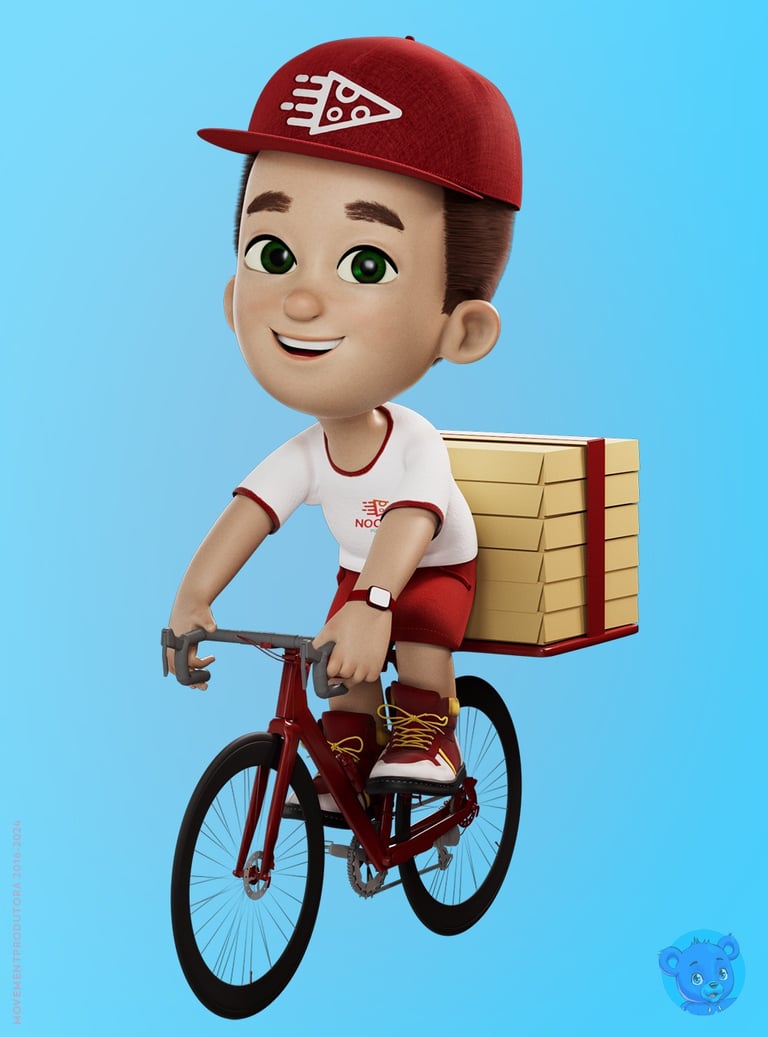mascote 3d personagem 3d