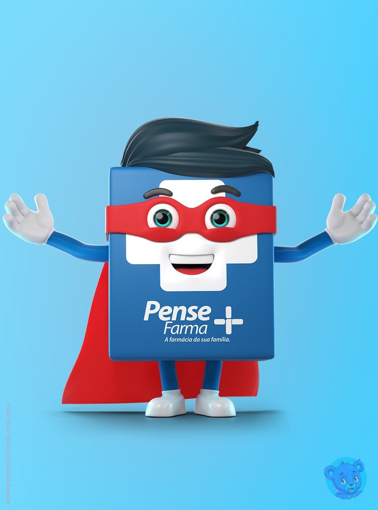 mascote 3D e personagem 3D