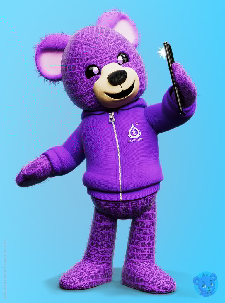 mascote 3D, personagem 3D