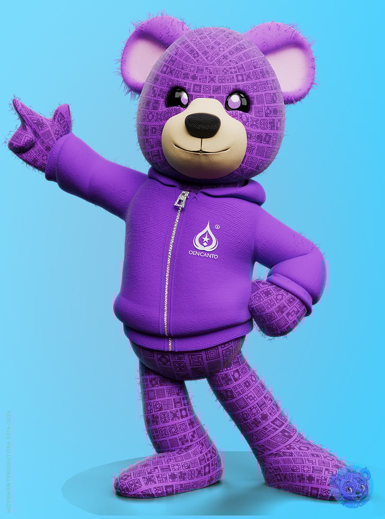 mascote 3D, personagem 3D