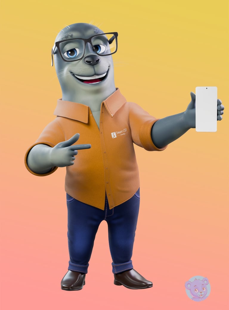 mascote 3D e personagem 3D
