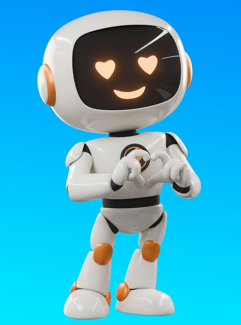 mascote 3D e personagem 3D
