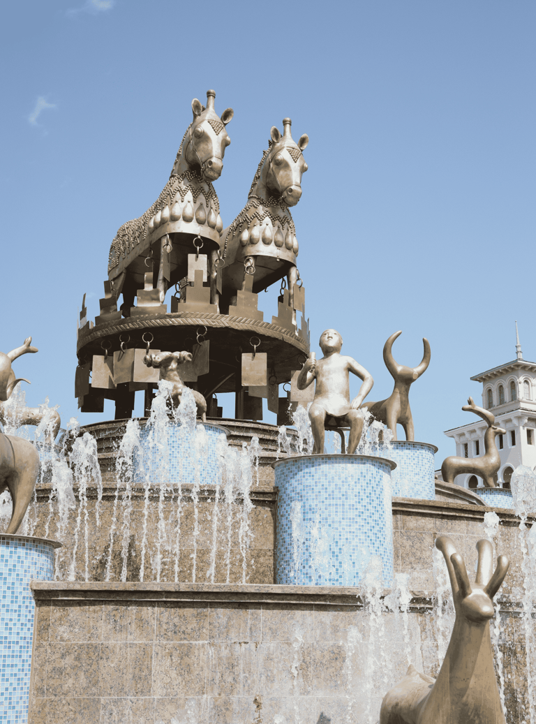 The Colchis Fountain in the Georgian city of Kutaisi.