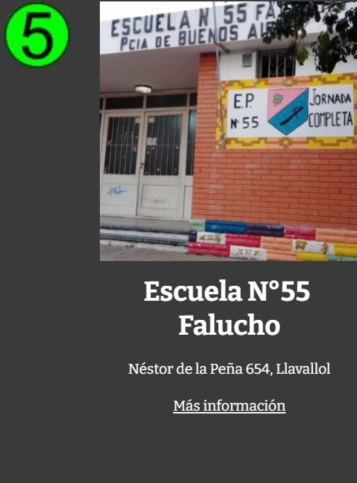 EP Escuela Primaria 55 Llavallol