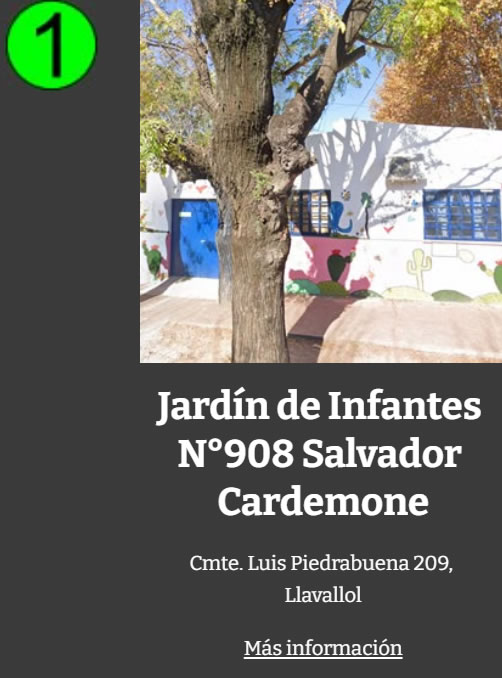 Jardin de Infantes 908, Llavallol