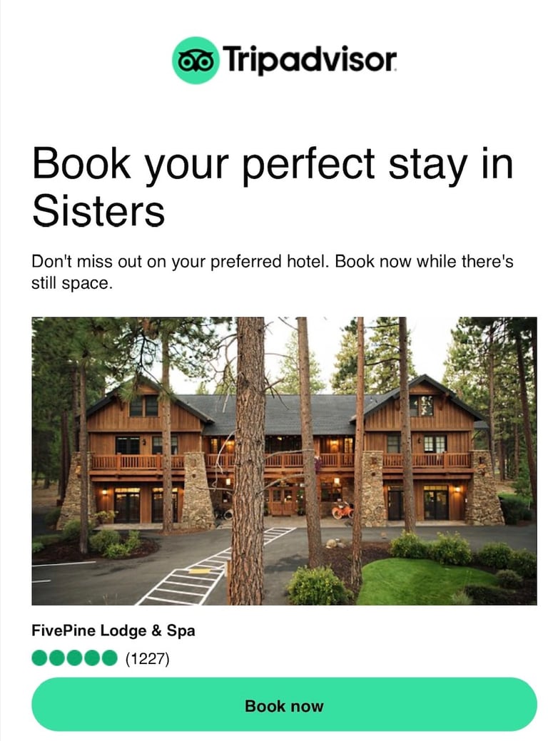 Five Pine Lodge Sisters Oregon the Falk and Willitts lie