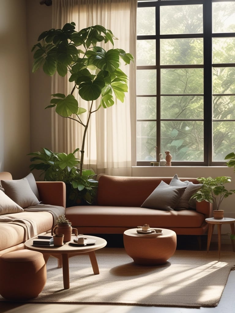 Bright living room with modern inventory