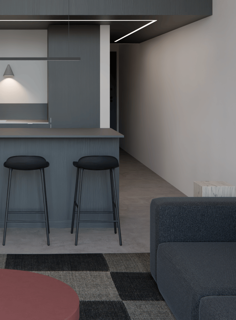 lofto interjero projektas Kaune