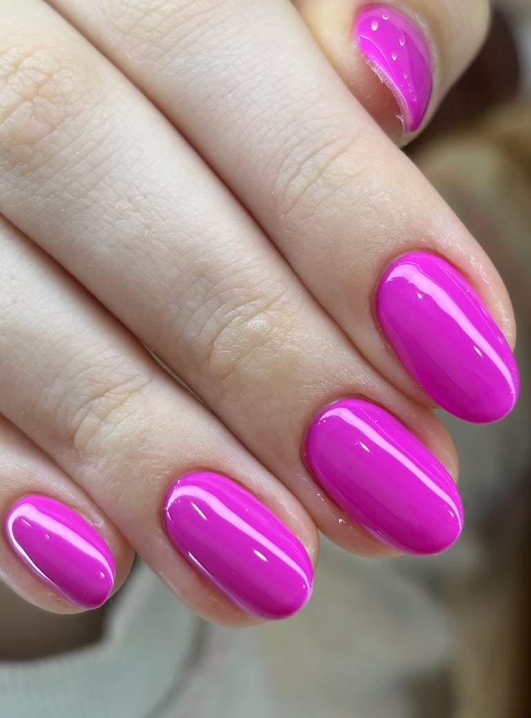 Alongamento em gel unha rosa perfeita no We Hall Beauty Bauru