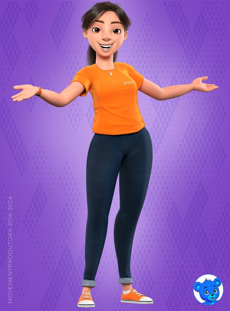mascote 3d e personagem 3d