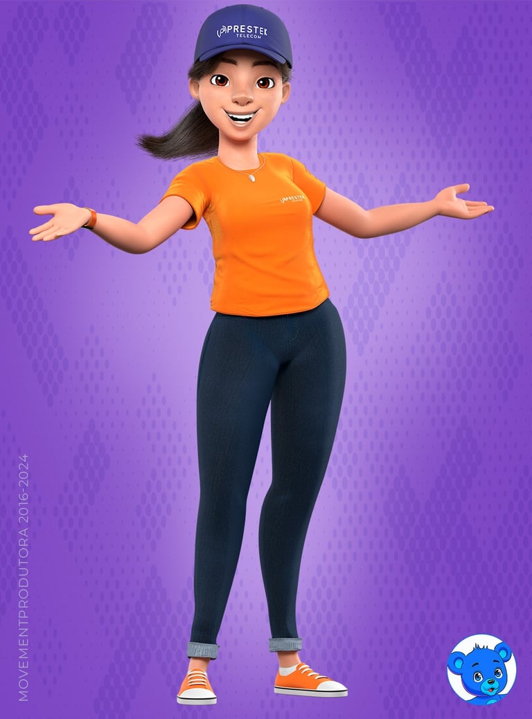 mascote 3d e personagem 3d