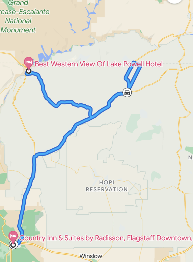 Day 3 of Self-Drive tour going to Monument Valley