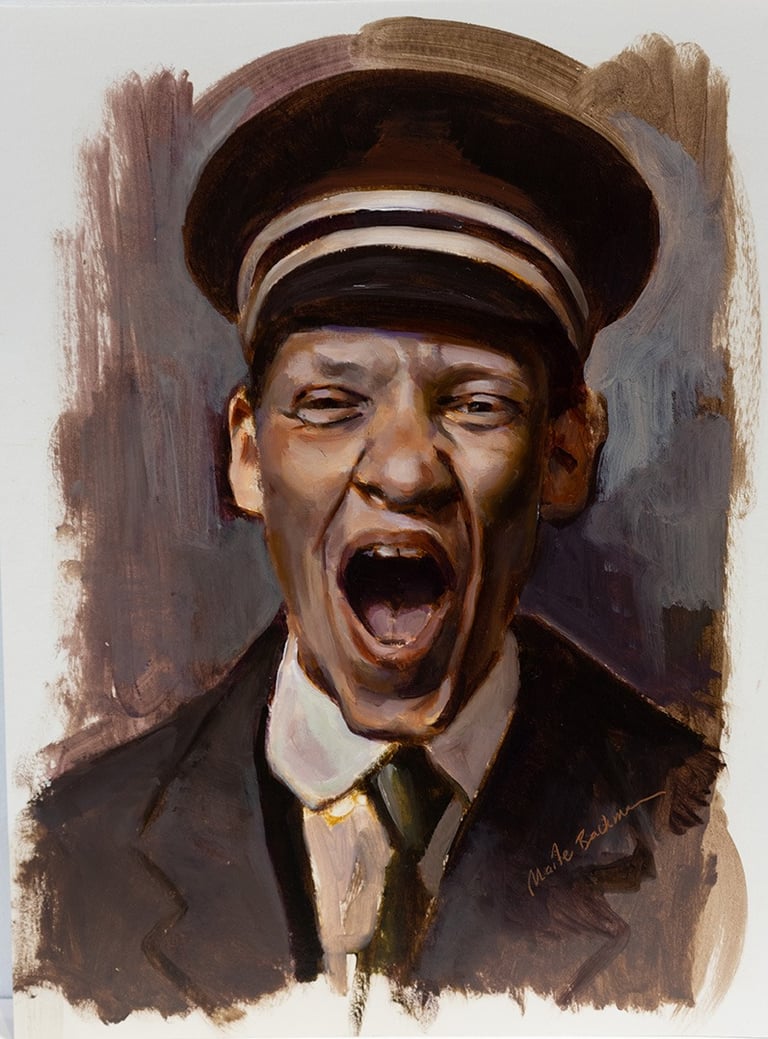 Óleo sobre tabla. Obra plástica de Maite Backman