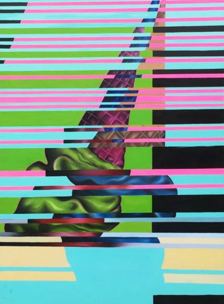 Tablou pop-art Sugar Experiment.