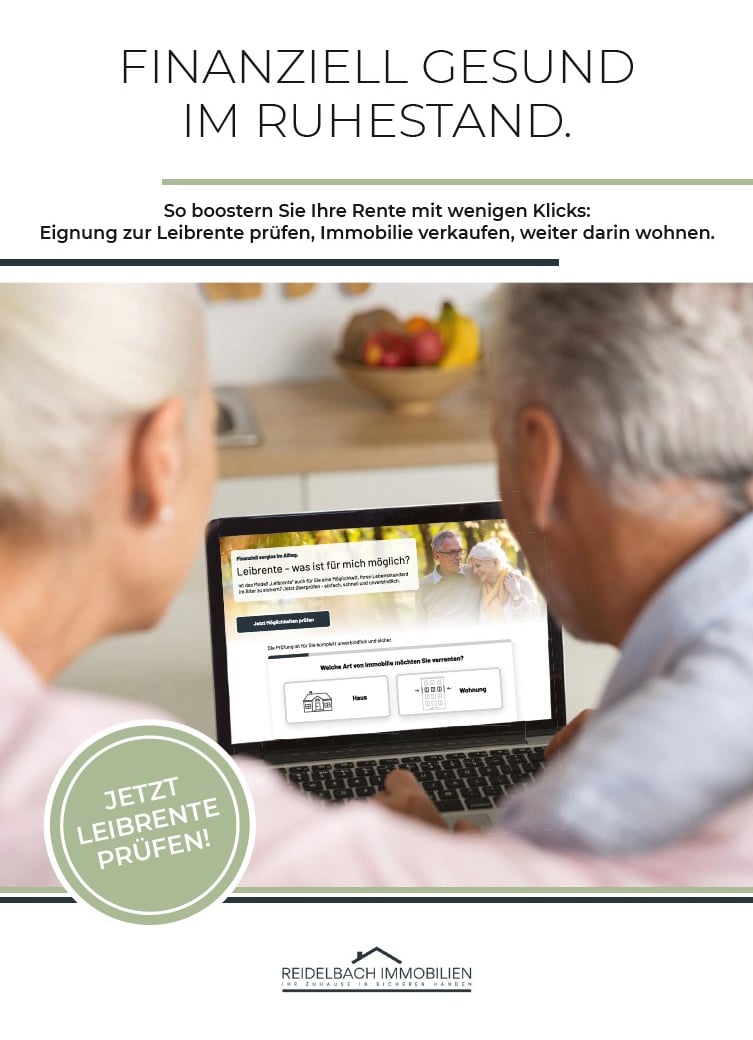 Ratgeber Leibrente – Immobilienverrentung einfach erklärt – Reidelbach Immobilien Fürth