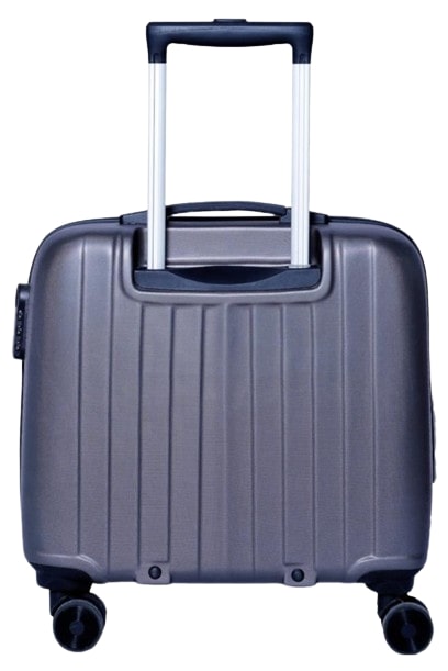 fiber pilot trolley bag with eight wheels