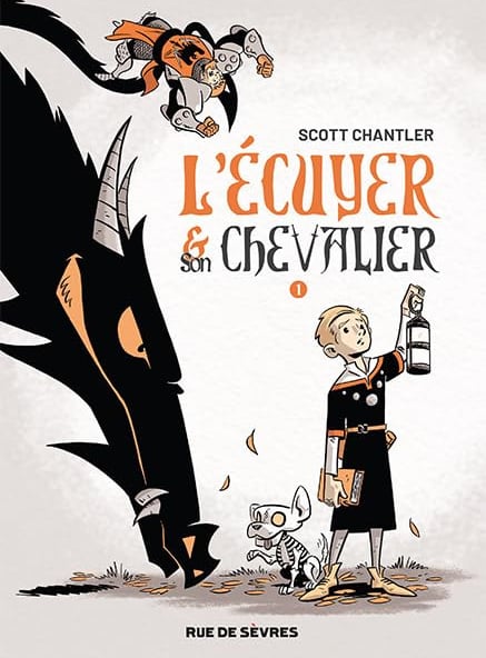 Première de couverture de la BD L'écuyer et son chevalier 1