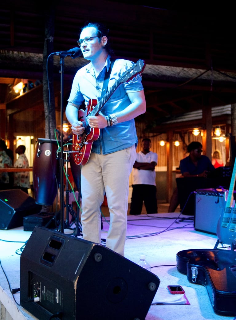 Basil's Bar is the perfect spot for Mustique Blues Festival..