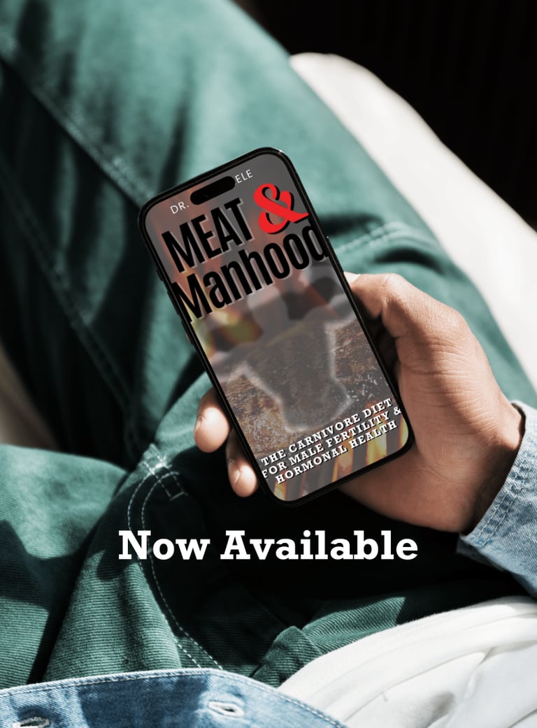 MEAT & Manhood health eBook – men’s fertility and hormone guide with ancestral dietary focus