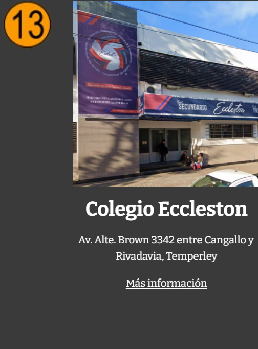 Colegio Eccleston Temperley