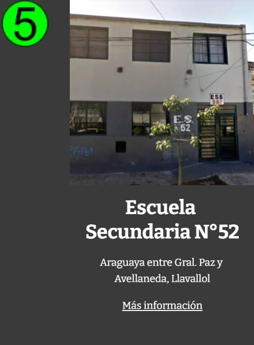 ES Escuela Secundaria 52 Llavallol