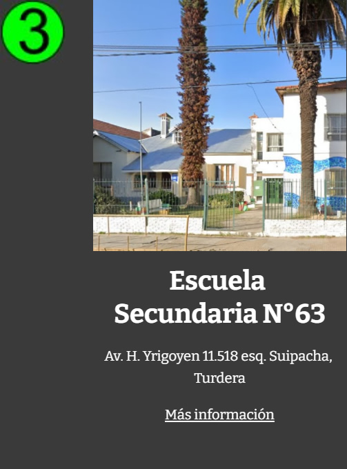 ES Escuela Secundaria 63 Turdera