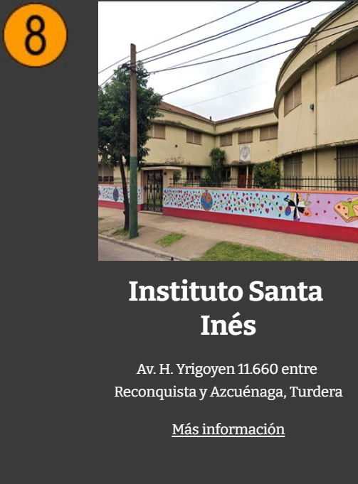 Secundario Instituto Colegio Santa Ines Turdera